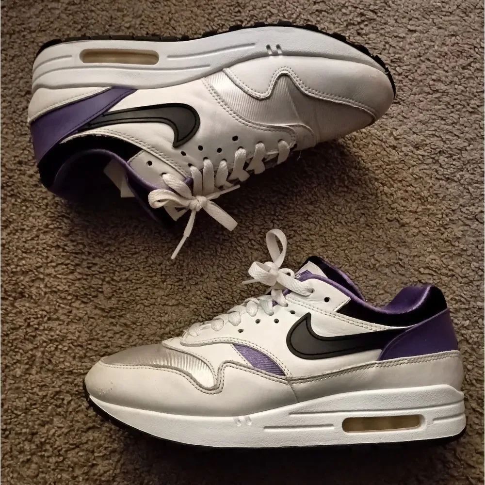 Nike Air Max 1 "DNA CH.1 PURPLE" 2020 Men's Size 7, AR3863 101 PRE-OWNED